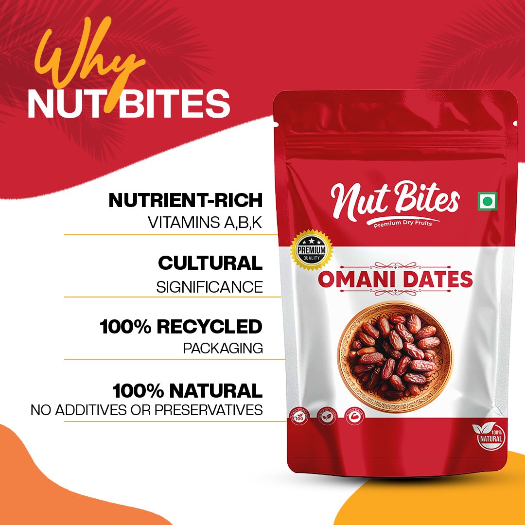 Discover the Sweetness of Nut Bites Omani Dates: A Healthy Delight!